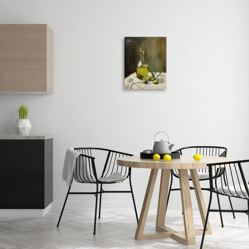 «Olive Oil Still Life», conception par Arlington Prints, H 20 po x l 16 po