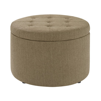 Repose-pieds de rangement rond 22 po Stansell