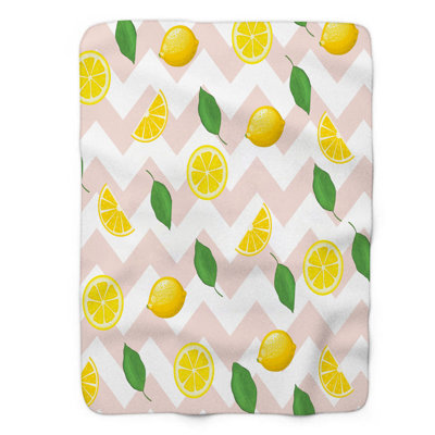 Pink Lemonade Glow - 1 Piece Premium Sherpa Blanket