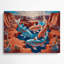 «Southwestern Animals», art mural brun en métal 30-600919074
