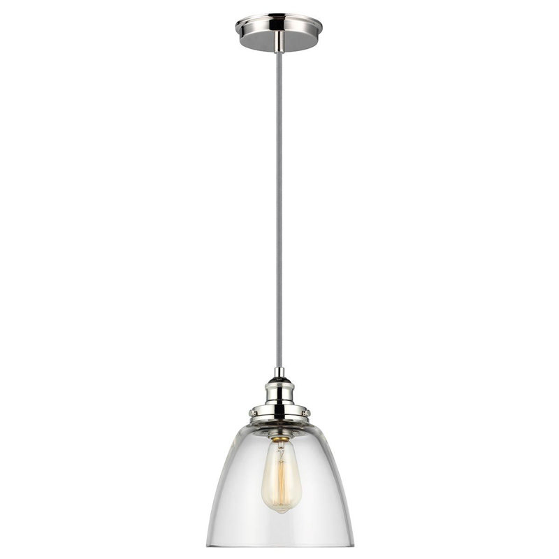 Llewellyn 1 - Light Cone Pendant, Polished Nickel