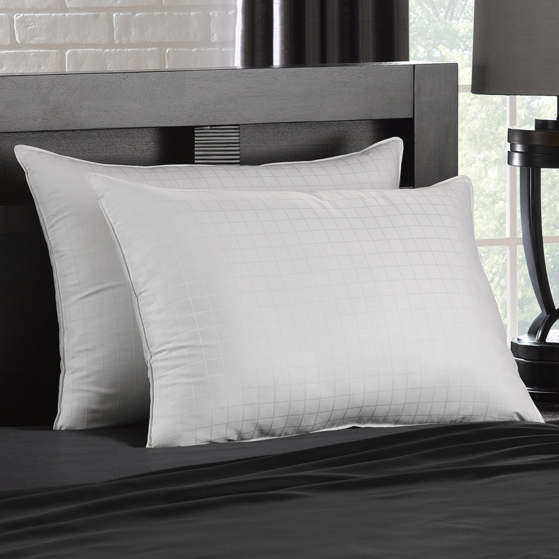 Oreiller de couchette en tissu 100% coton rembourré de gel Exquis Hotel, Standard