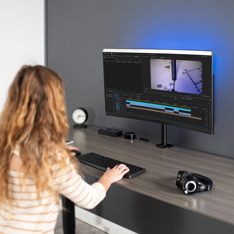 Single Monitor Desk Mount