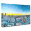 Above New Orleans in Louisiana - Wrapped Canvas-56639347