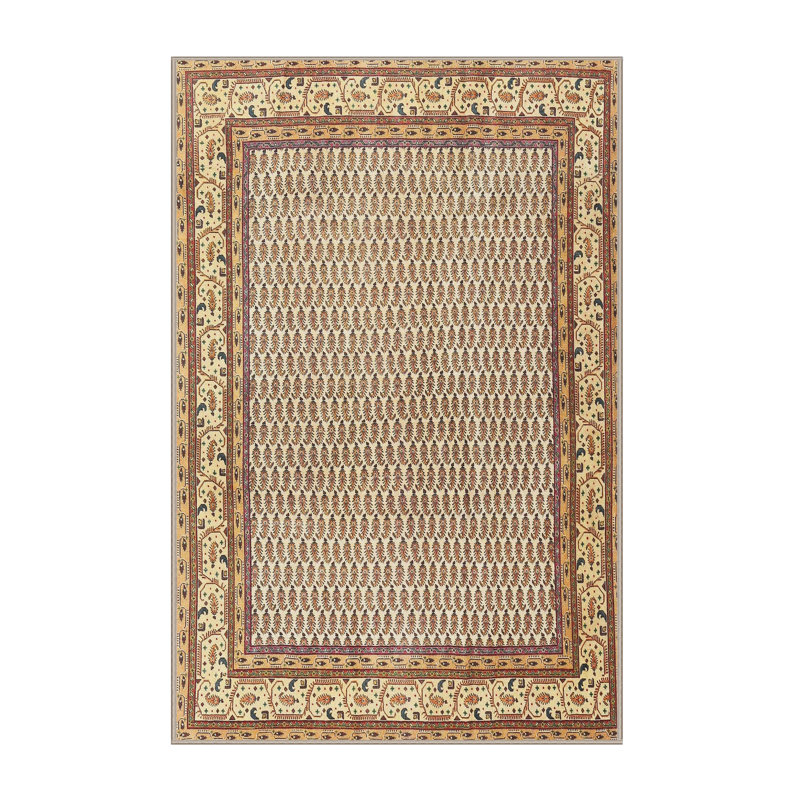 Tapis beige/brun, Rectangle 5 pi x 7 pi