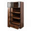 Armoire de cuisine avec tablette de rangement à plusieurs niveaux et 1 tiroir