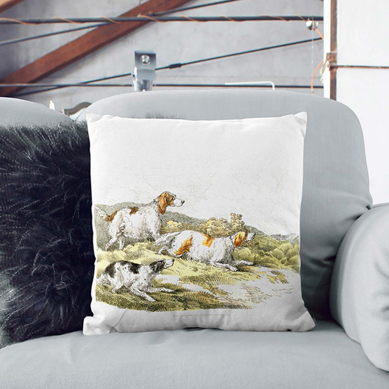 Square Cushion, 40cm H x 40cm W x 15cm D, Stone