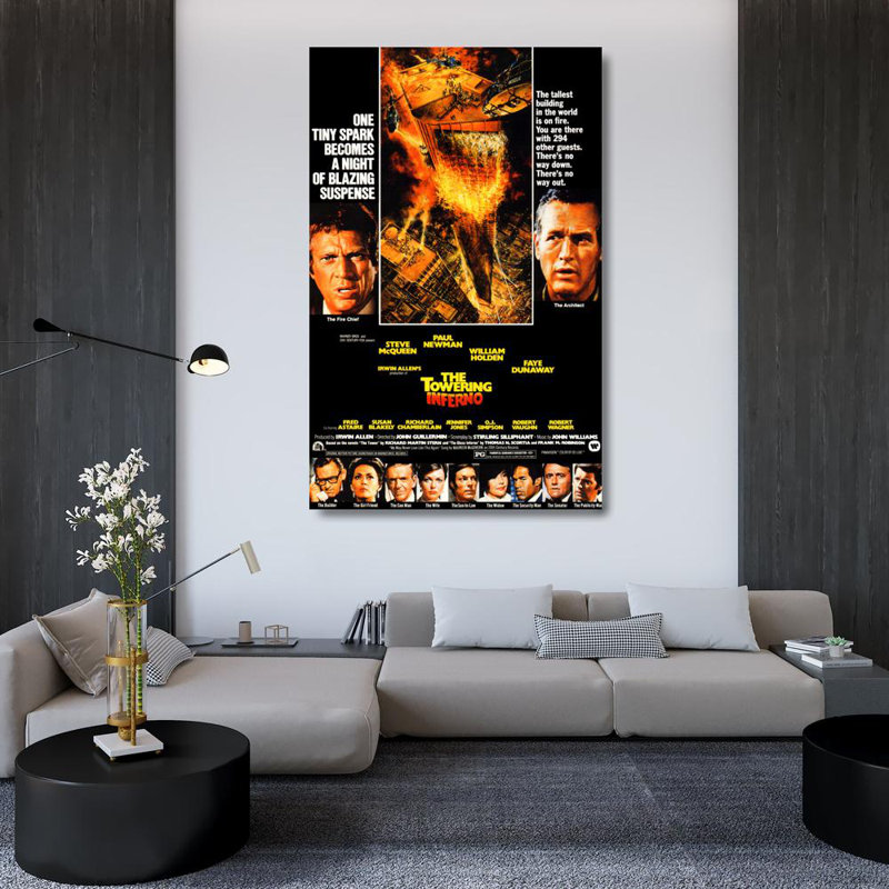 The Towering Inferno, 48" H x 30" W