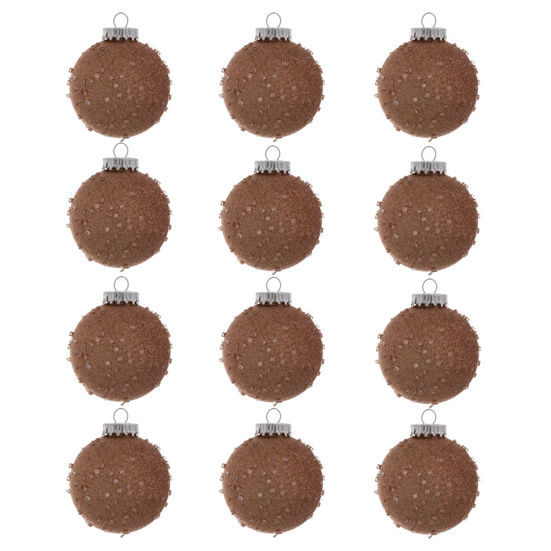3'' Shatterproof Ball Ornament, Rose Gold