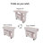 Modern Movable Folding Dining Table
