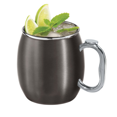 Oggi Barware 20 Oz Stainless Steel Moscow Mule Mug