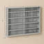 Wall Mounted Glass Display Cabinet With Adjustable Shelves And Dual Doors For Collectibles Organization