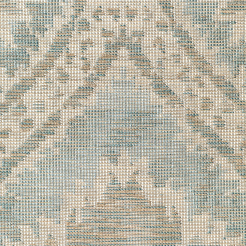 Triana Seville Weave Fabric, Sky/Aqua