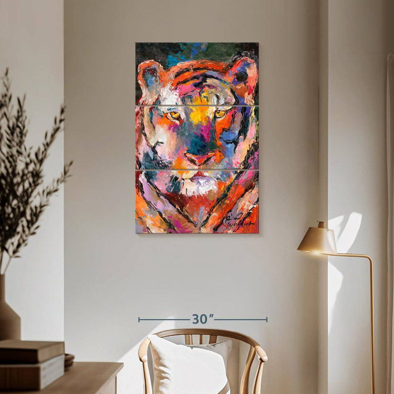 Brampt Tiger I, 57" H x 36" W