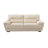 Genuine Leather Pillow Top Arm Loveseat-25610239-129678647