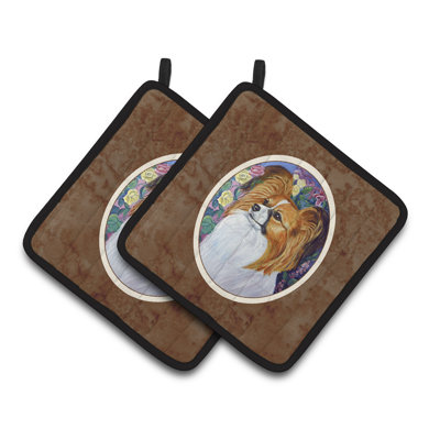 Caroline's Treasures Papillon Polyester Potholder