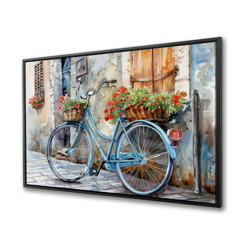 On the wall - Red Framed Canvas for Stunning Home Decor