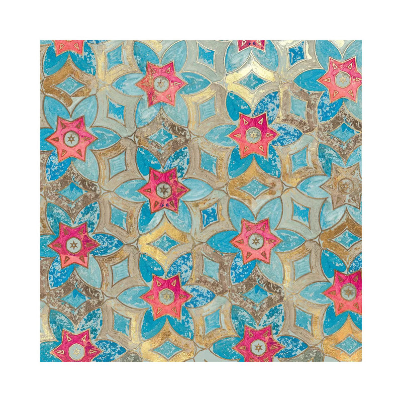 Boho Tile I by Aimee Wilson - Wrapped Canvas Print, 30.48 cm H x 30.48 cm W