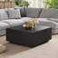 Square Coffee Table with 4 Drawers-1612290456