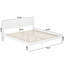 Lit plateforme avec tête de lit réglable Ellarie-607480351-607480347