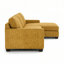 Canapé modulaire Clifford - fabriqué aux États-Unis, livraison en 5 jours, options de tissus sur mesure, mobilier modulaire en forme de L en gros - thé Hepburn Chai - tissu jaune moutarde