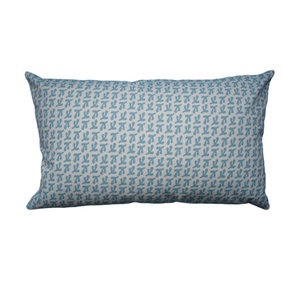 Coussin en coton imprimé à la main