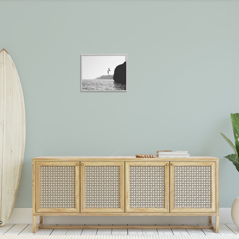 «Diving Ocean Cliff Single Photo Frame» par Sissi et Seb sur toile, Estampe numérique Farmhouse, H 16 po x l 20 po
