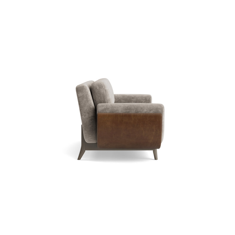 Regatta 100 Sofa, Vintage Chenille - Mink/Bedford - Tobacco, Driftwood