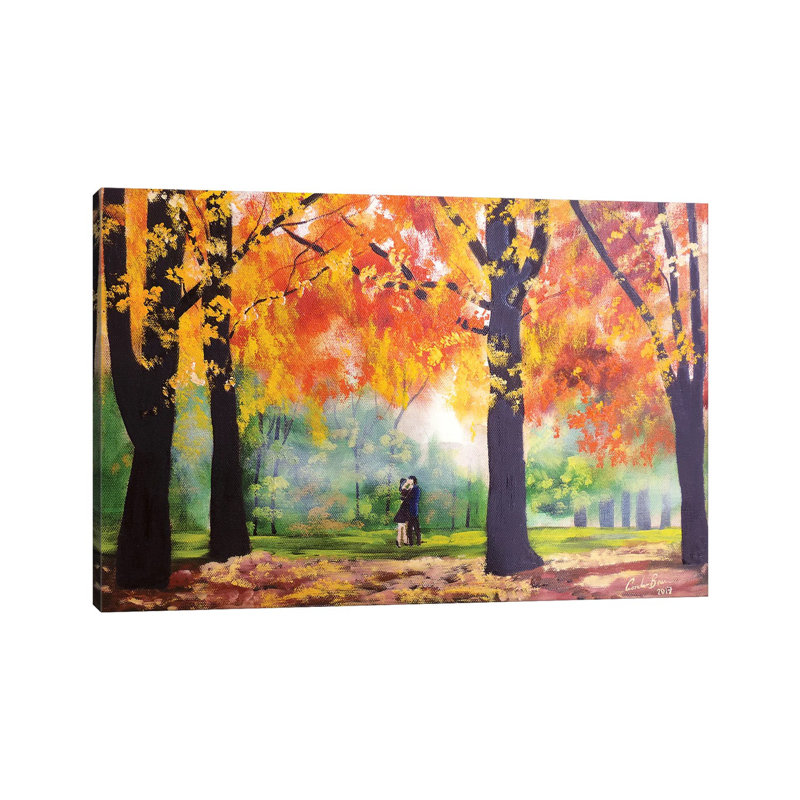 Automne par Gordon Bruce - Giclée sur toile tendue avec châssis, H 12 po x l 18 po x 1,5 po