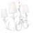 Aslin Textured White 6 Light Linear Chandelier-123223221