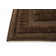 Effron Geometric Hand Knotted Wool Chocolate Area Rug