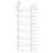 Itxel 31-Inch 6-Shelf Wall Bookshelf Walnut