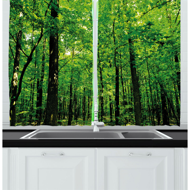 Pointed Kitchen Curtain