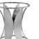 Aindrias Round Glass Top Metal Base Dining Table