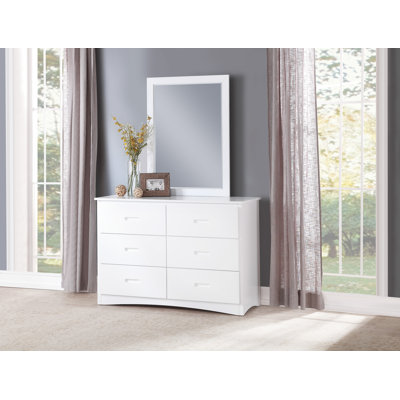Commode 6 tiroirs avec miroir Katin