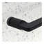 Porte de douche double coulissante noire mat sans cadre 6076 pouces avec fonction de fermeture douce réglable en verre trempé de 8 mm avec Nano Easy Menage et anti-déflagrant