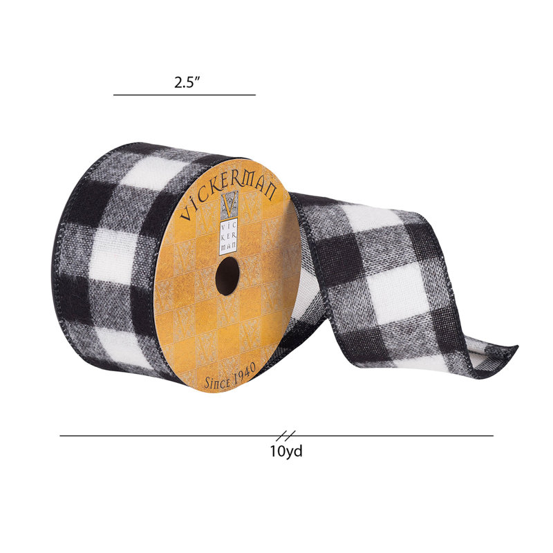 4.72'' Plaid Ribbon