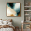 Art mural encadré, rétro, antique et classique pour chambre à coucher - 16 po x 16 po