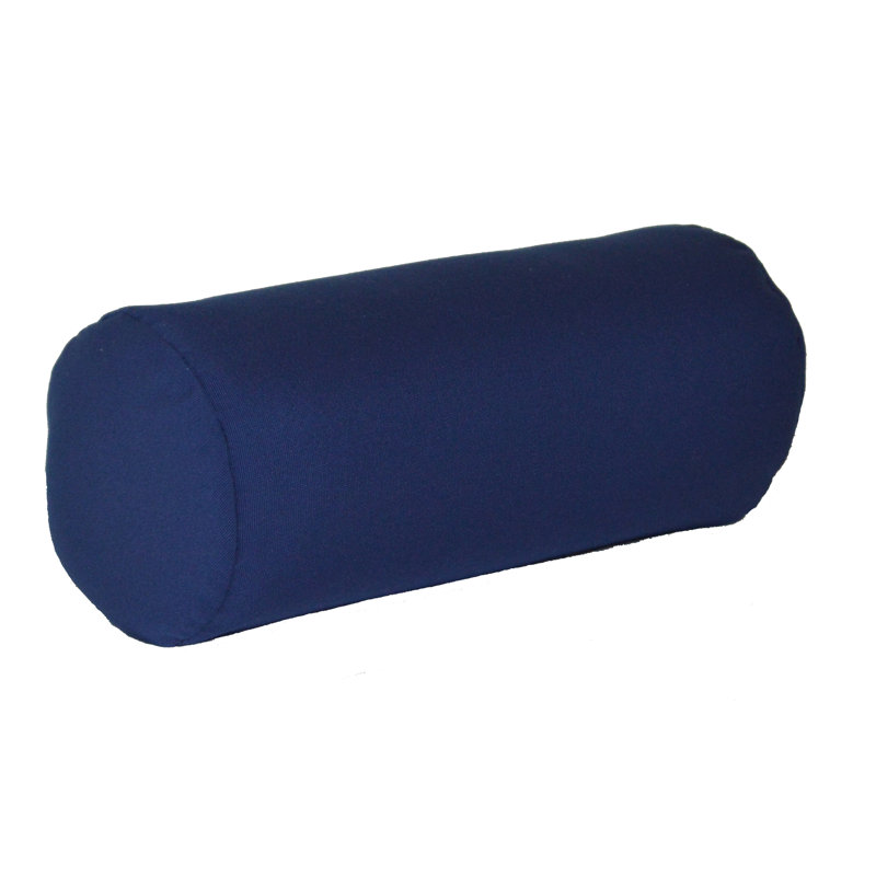 Sundown Acrylic Bolster Pillow, 7" H x 18" W, Navy Blue