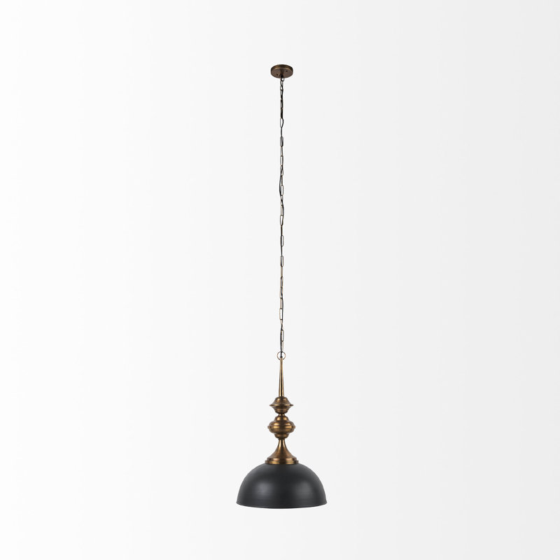 Makson 1 - Light Gold Single Pendant