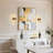 Daine 2-Light 8'' W Crystal Gold Glam Wall Sconce