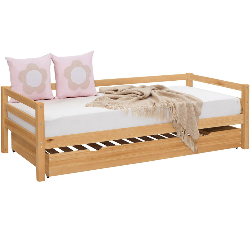 Cordeiro Bed with Built-in-Desk, Walnut