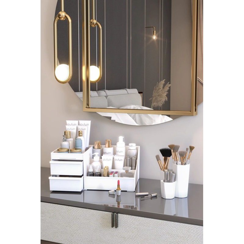 Ensemble de maquillage (2 pièces), Blanc