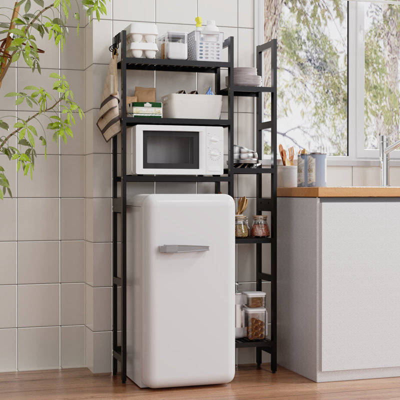 Freestanding Over The Toilet Storage, Black