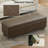 Faux Leather Upholstered Storage Bench-175698346-198672169