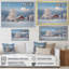 «Snowy Winter Hotel Lodges I», reproduction sur toile-2084671947-2084671950
