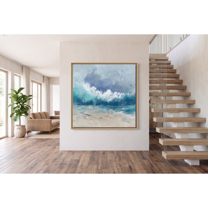 The Language of Waves, 30" H x 30" W