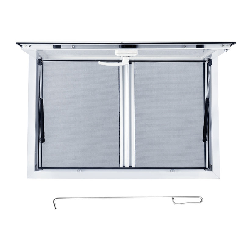 Concession Window Retractable Patio Awning, 36" H x 36" W x 4.3" D