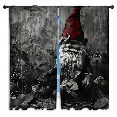 Rideaux obscurcissant et obscurcissant Gnome - 2 panneaux