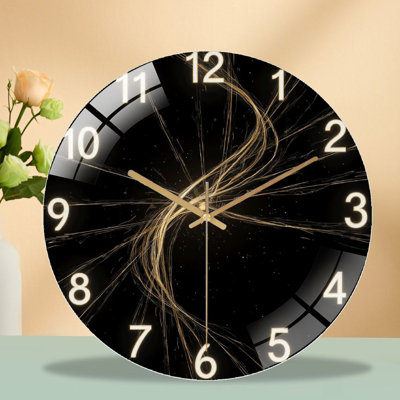Horloge murale moderne et créative, horloge murale 12 po